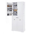 Meuble de rangement de salle de bain autoportant noir/blanc avec panier à linge