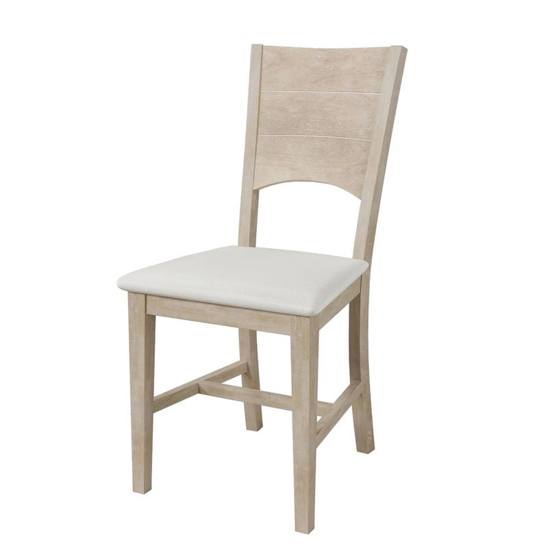 Ensemble de salle à manger moderne 6 places en bois naturel/gris, avec banc et 4 chaises
