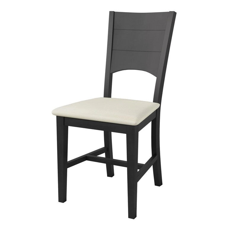 Ensemble de salle à manger moderne 6 places en bois naturel/gris, avec banc et 4 chaises