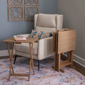 Acacia Driftwood Tray Table Set