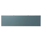 Meuble TV en rotin menthe/doré pour téléviseurs jusqu'à 56" – Console média à 2 placards