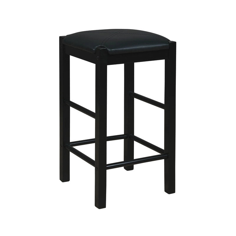 Ensemble de salle à manger hauteur comptoir, 4 places, blanc/expresso/noir