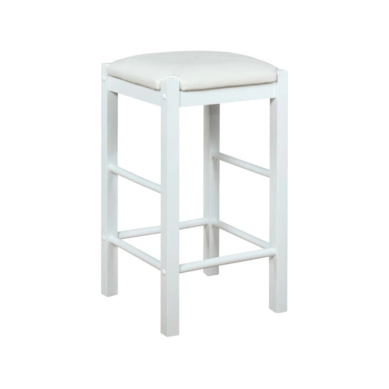 Ensemble de salle à manger hauteur comptoir, 4 places, blanc/expresso/noir