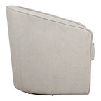 Fauteuil pivotant cylindrique 1 place, gris / beige / bleu azur / fumée