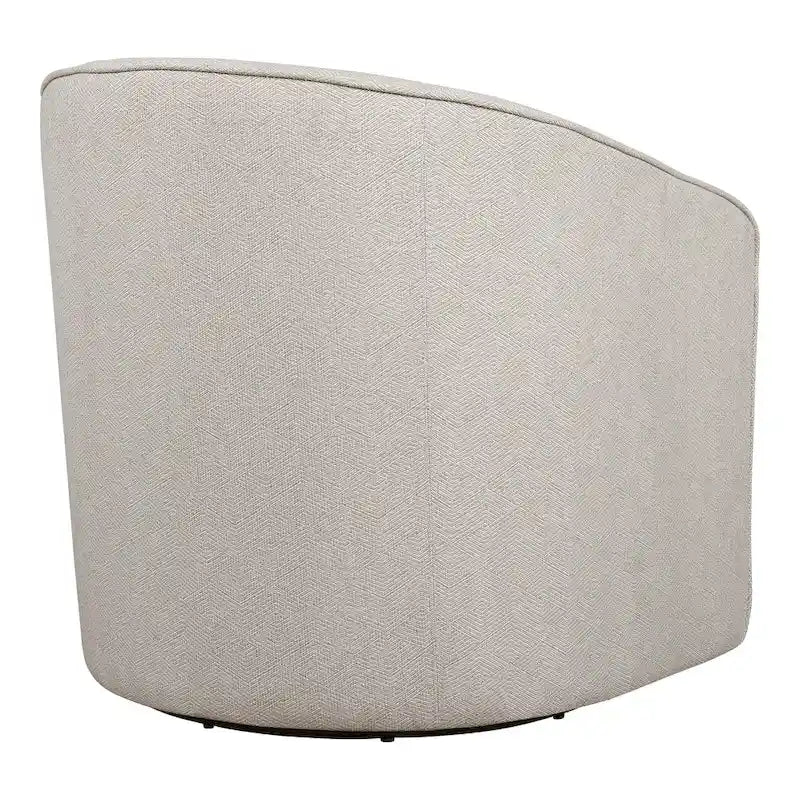 Fauteuil pivotant cylindrique 1 place, gris / beige / bleu azur / fumée