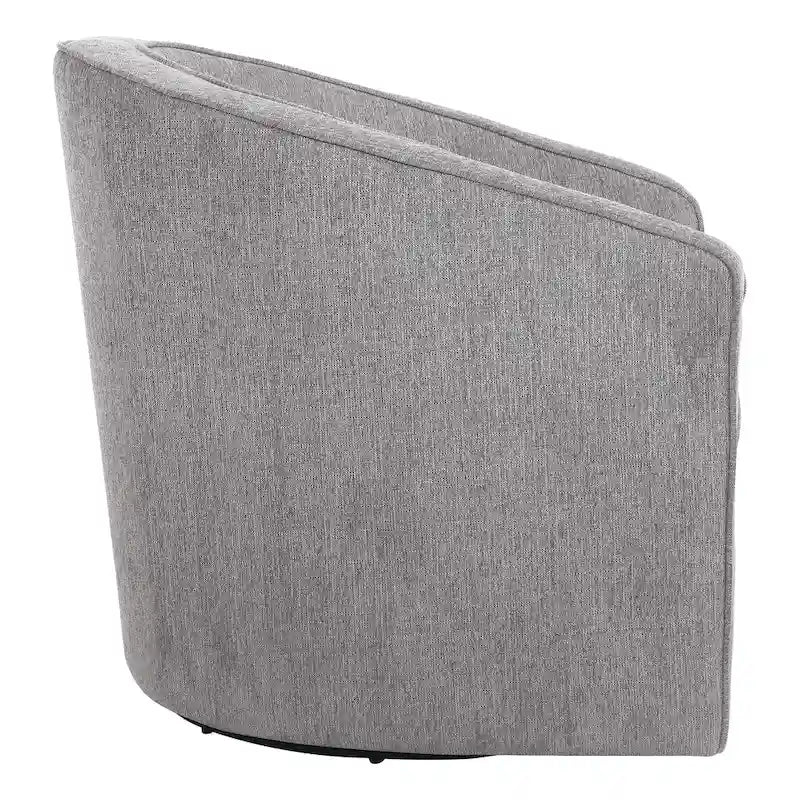 Fauteuil pivotant cylindrique 1 place, gris / beige / bleu azur / fumée