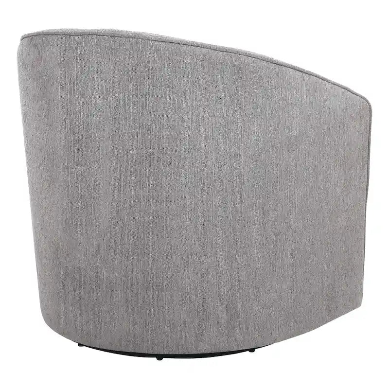 Fauteuil pivotant cylindrique 1 place, gris / beige / bleu azur / fumée