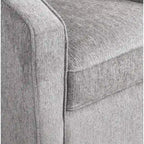 Fauteuil pivotant cylindrique 1 place, gris / beige / bleu azur / fumée