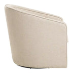 Fauteuil pivotant cylindrique 1 place, gris / beige / bleu azur / fumée