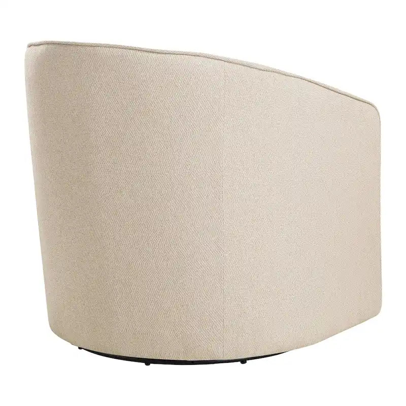 Fauteuil pivotant cylindrique 1 place, gris / beige / bleu azur / fumée