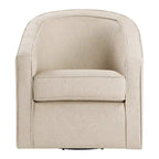 Fauteuil pivotant cylindrique 1 place, gris / beige / bleu azur / fumée