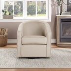 Fauteuil pivotant cylindrique 1 place, gris / beige / bleu azur / fumée