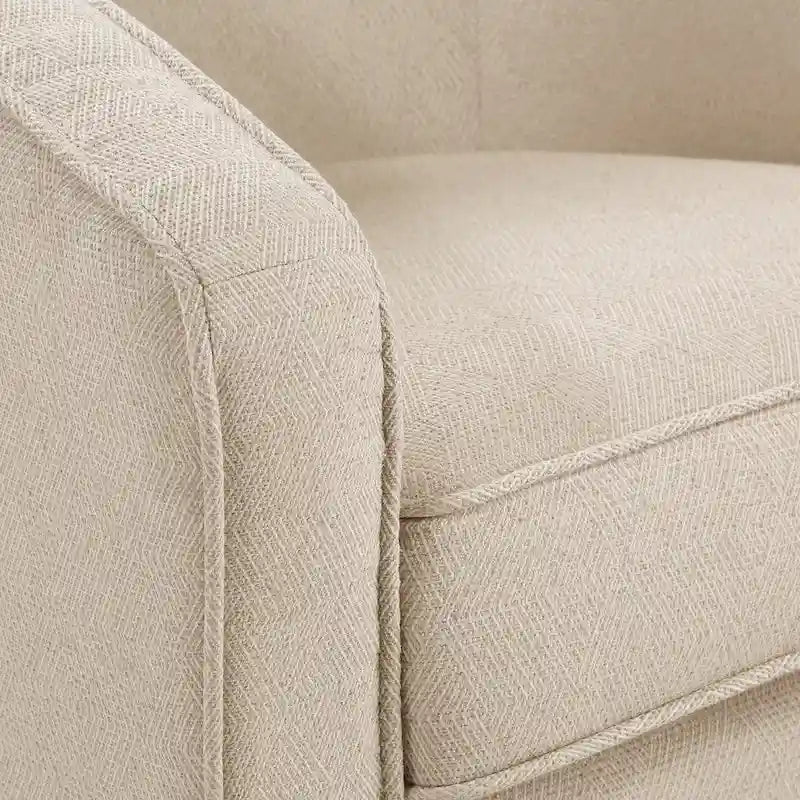 Fauteuil pivotant cylindrique 1 place, gris / beige / bleu azur / fumée