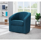Fauteuil pivotant cylindrique 1 place, gris / beige / bleu azur / fumée