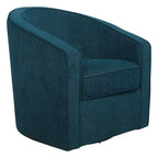 Fauteuil pivotant cylindrique 1 place, gris / beige / bleu azur / fumée