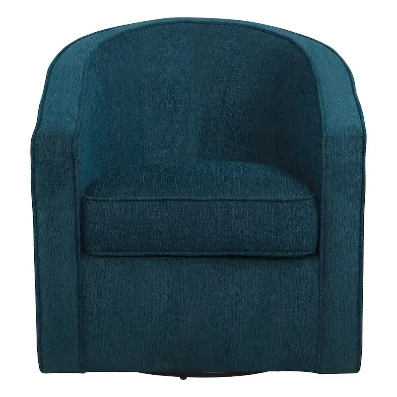 Fauteuil pivotant cylindrique 1 place, gris / beige / bleu azur / fumée