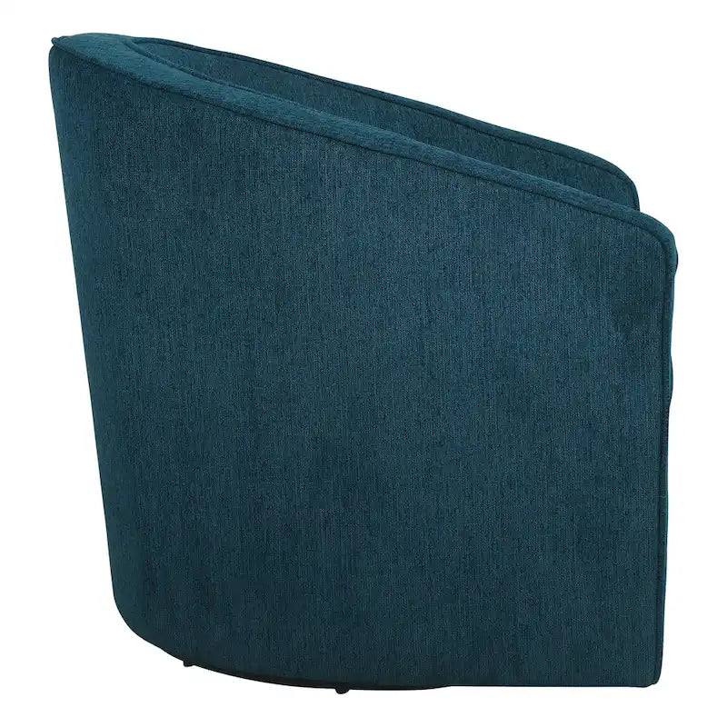 Fauteuil pivotant cylindrique 1 place, gris / beige / bleu azur / fumée