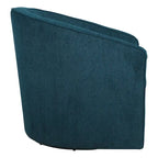 Fauteuil pivotant cylindrique 1 place, gris / beige / bleu azur / fumée