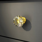 Coiffeuse Blanche/Noire avec Miroir Rond, Tiroirs et Étagères – 1 Personne