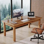 Bureau d'ordinateur de ferme en noyer, 1-2 personnes, 180 cm