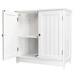 Meuble sous-lavabo de salle de bain blanc à 2 portes