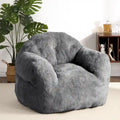 Fauteuil poire pour adultes et enfants – Gris foncé / Rose / Gris clair / Beige