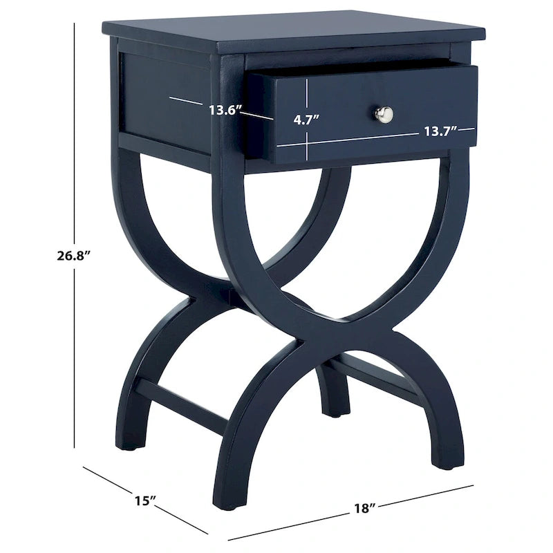 Table d'appoint/de chevet à 1 tiroir | Plusieurs coloris | Pour 1 personne