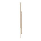 Tête de lit en panneau de chêne naturel blond / chêne brun, Grand Lit/Double, Pour 2 personnes