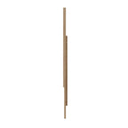 Tête de lit en panneau de chêne naturel blond / chêne brun, Grand Lit/Double, Pour 2 personnes